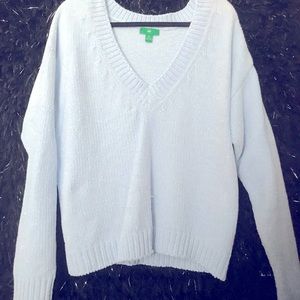 Baby Blue V-Neck Sweater